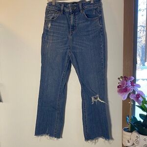 BDG Urban Outfitters Cropped Distressed Denim Jeans